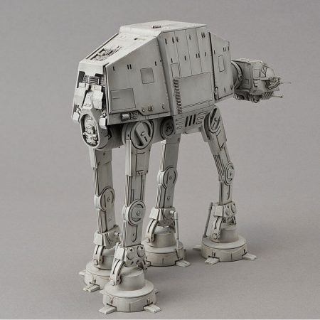 bandai 0214476 Star Wars 1/144 AT-AT All Terrain Armored Transport Kit en plástico para montar y pintar.