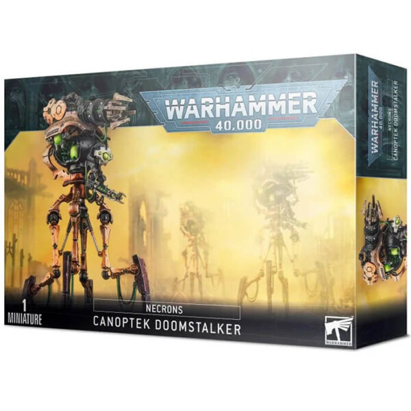 games workshop Destructor Acechante Canóptico Necrones Aniquila a tus oponentes con un alcance extremo. Montaje fácil: ¡sin pegamento! Perfecto para defender a tus unidades.