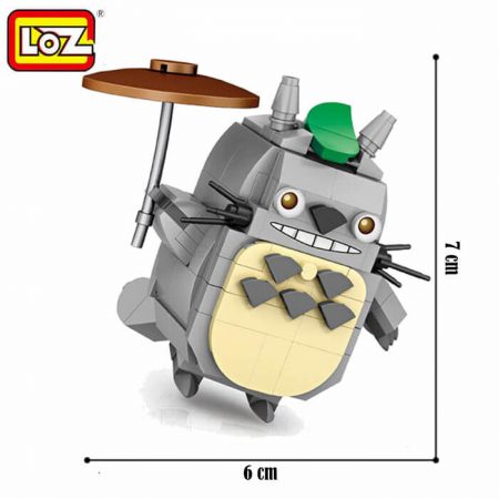 Loz Mini 1463 Mi Vecino Totoro 204 pcs Kit de Totoro, el protagonista del manga Mi vecino Totoro.