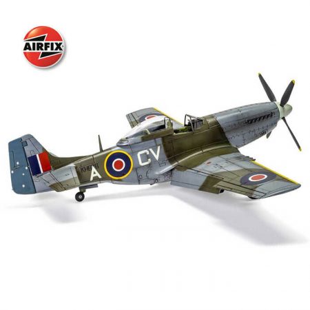 airfix a05137 North American Mustang Mk.IV/P-51K Mustang 1/48 Kit en plástico para montar y pintar. Hoja de calcas con 2 decoraciones.