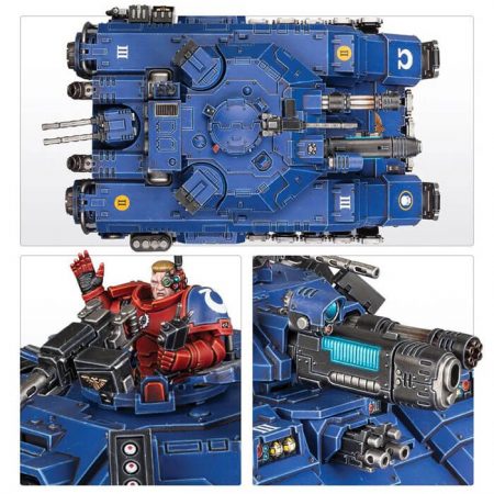 games workshop 48-55 Primaris Repulsor Executioner Space Marines El Repulsor Executioner es el tanque de batalla más fuertemente armado disponible para el Adeptus Astartes,