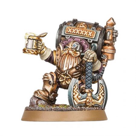 games workshop 84-43 Jakkob Bugmansson XI: Brewmaster-General Warhammer Commemorative Series Miniatura multicomponente con 12 piezas. Incluye 2 cabezas