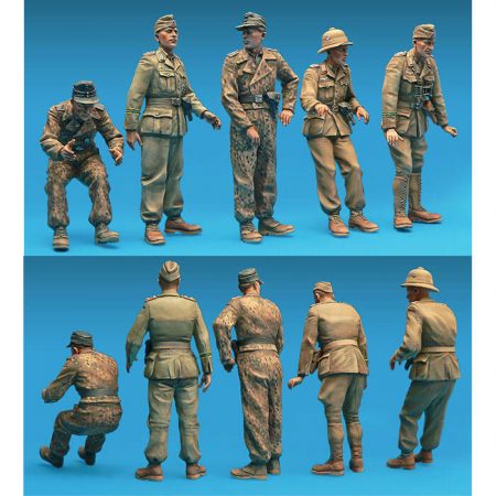 miniart 35072 GERMAN ARMORED CAR CREW 1/35 WWII Military Miniatures Series Kit en plástico para montar y pintar.