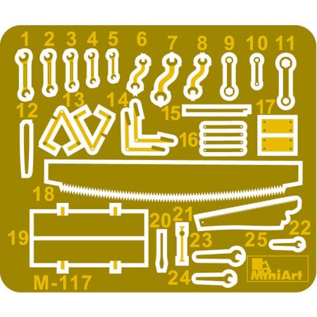 miniart 35603 Tool Set 1/35 Building & Accessories Series Kit en plástico para montar y pintar.