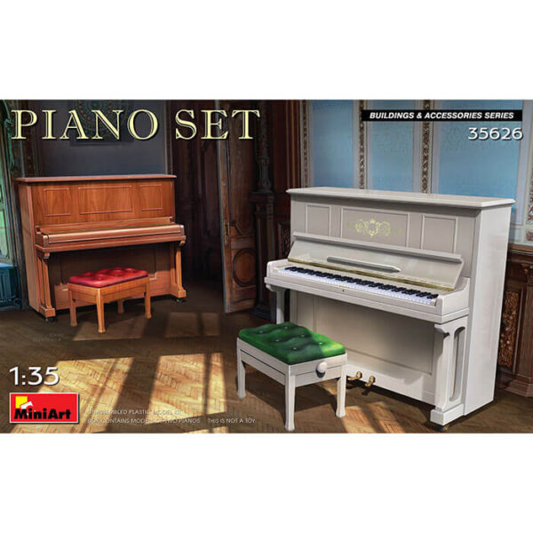 miniart 35626 Piano Set 1/35 Building & Accessories Series Kit en plástico para montar y pintar.