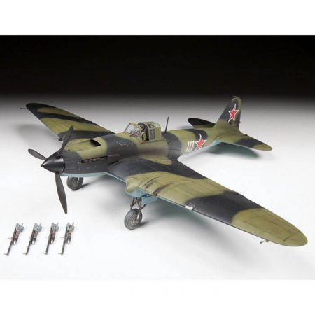 zvezda 4825 Soviet IL-2 Shturmovik Attack Aircraft 1/48 Kit en plástico para montar y pintar. Incluye figura del piloto.