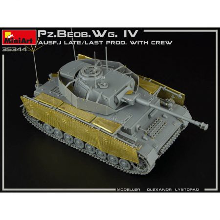 miniart 35344 Pz.Beob.Wg.IV Ausf. J Late/Last Prod. 2 IN 1 with Crew Military Miniatures Series Kit en plástico para montar y pintar.