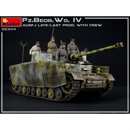 miniart 35344 Pz.Beob.Wg.IV Ausf. J Late/Last Prod. 2 IN 1 with Crew Military Miniatures Series Kit en plástico para montar y pintar.