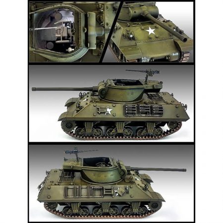 academy 13501 M36/M36B2 Battle of the Bulge 1/35 Kit en plástico para montar y pintar. Incluye piezas en fotograbado.