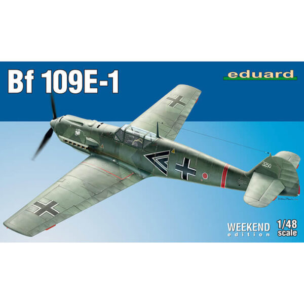 eduard 84158 Messerschmitt Bf 109E-1 Weekend Edition 1/48 Kit en plástico para montar y pintar de la serie Weekend de Eduard. Hoja de calcas con 2 decoraciones.