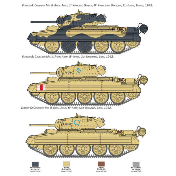 Italeri 1:35 Crusader Mk.II whit 8th Army Infantry IT6579 - De Heilige Koe Deventer