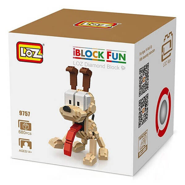 Loz 9757 Odie 680 pcs Construye y colecciona tus personajes favoritos con los bloques de montaje mas pequeños del mercado.