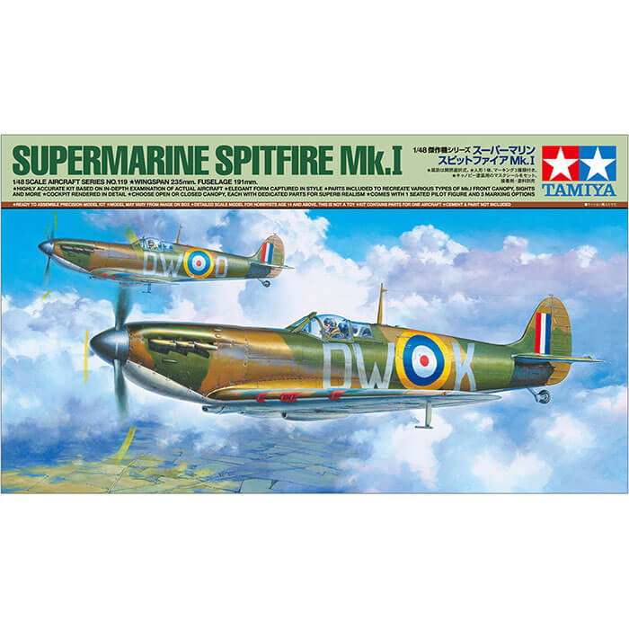 Tamiya 61119 Supermarine Spitfire Mk. I 1/48 Tamiya 61119 Supermarine Spitfire Mk. I 1/48
