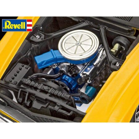Revell 07025 '69 Ford Mustang Boss 302 1/25 Kit en plástico para montar y pintar. Longitud 189 mm