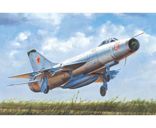 trumpeter 02896 1/48 Soviet Su-9 Fishpot Kit en plástico para montar y pintar. Piezas: 110+ Dimensiones: 209.7 X 84.3 mm Opción de 2 decoraciones.
