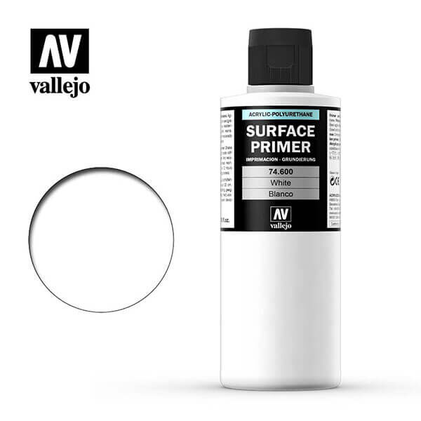 acrylicos vallejo AV 74600 Imprimación Blanco White Primer 200ml
