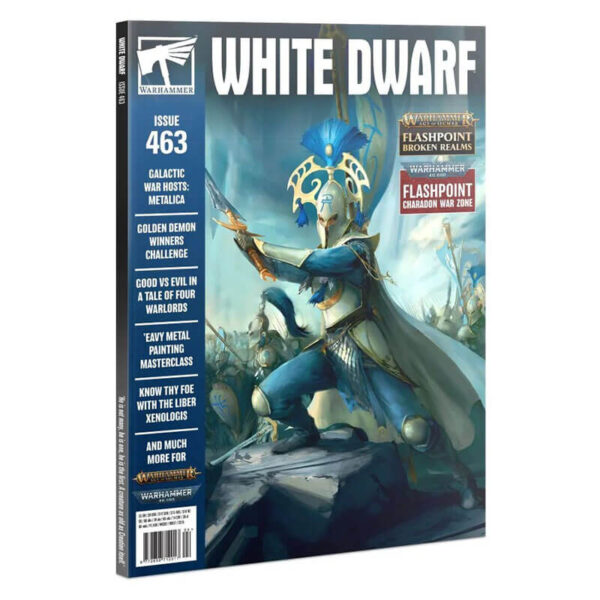 games workshop White Dwarf nº 463 revista en Inglés La revista White Dwarf esta centrada en el universo de los juegos de Games Workshop, Warhammer,Warhammer 40k, Age of Sigmar, Warhammer Underworld, etc.