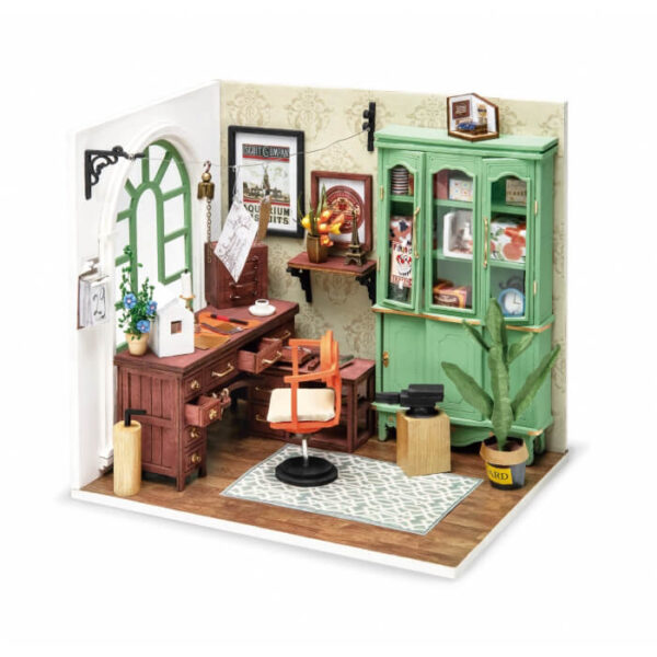 robotime rolife DGM07 Wonderful Life: Jimmy´s Studio Las maquetas ROBOTIME son casas en miniatura que recrean con increíble detalle lugares de la vida diaria, a escala 1:24