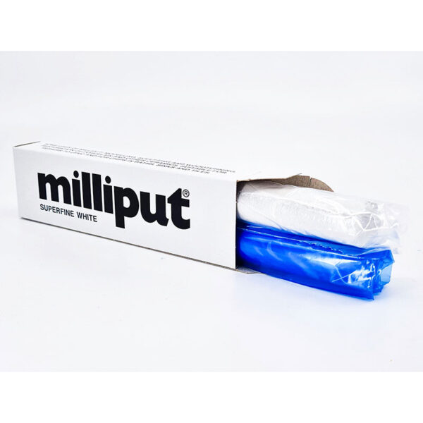 dismoer 277004 Milliput Epoxy Putty - Superfine White La masilla bicomponente Milliputt tiene múltiples aplicaciones, tanto en el hobby para modelar figuras y accesorios, rellenar huecos en maquetas, modelado del terreno . . . como en la restauración de muebles, el bricolaje o cualquier pequeña reparación.
