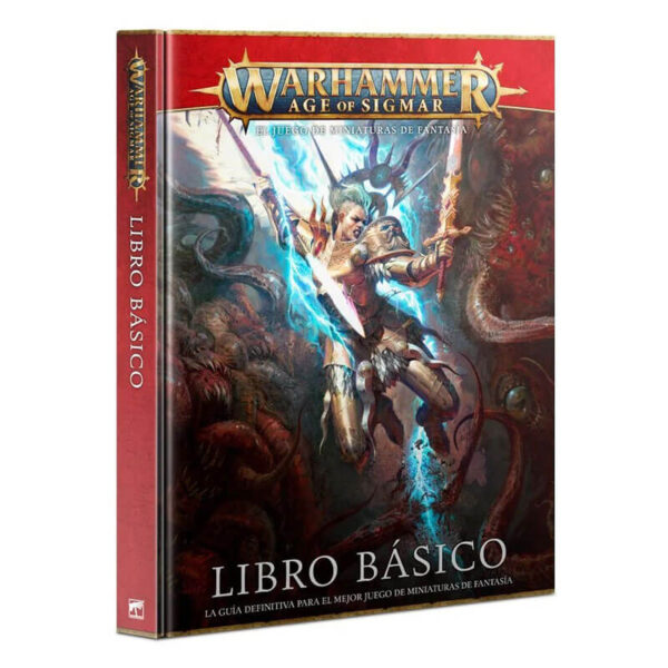 games workshop 80-02 Warhammer Age of Sigmar Libro básico El libro esencial lleno de reglas y trasfondo de Warhammer Age of Sigmar.
