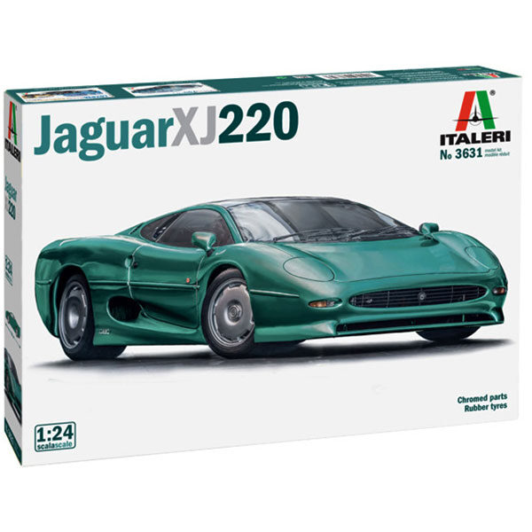 italeri 3631 Jaguar XJ 220 Kit en plástico para montar y pintar. Incluye hoja de calcas con matrículas de varios países