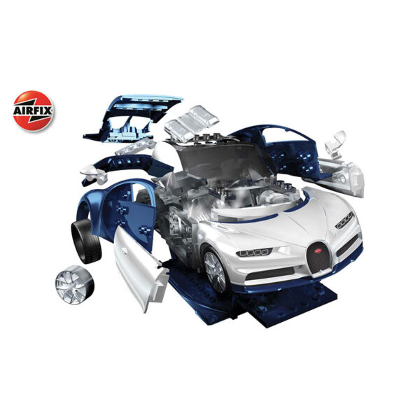 airfix j6044 Bugatti Chiron Quickbuild La nueva gama de modelos QUICK BUILD de Airfix se construyen usando bloques de plástico de ajuste fácil