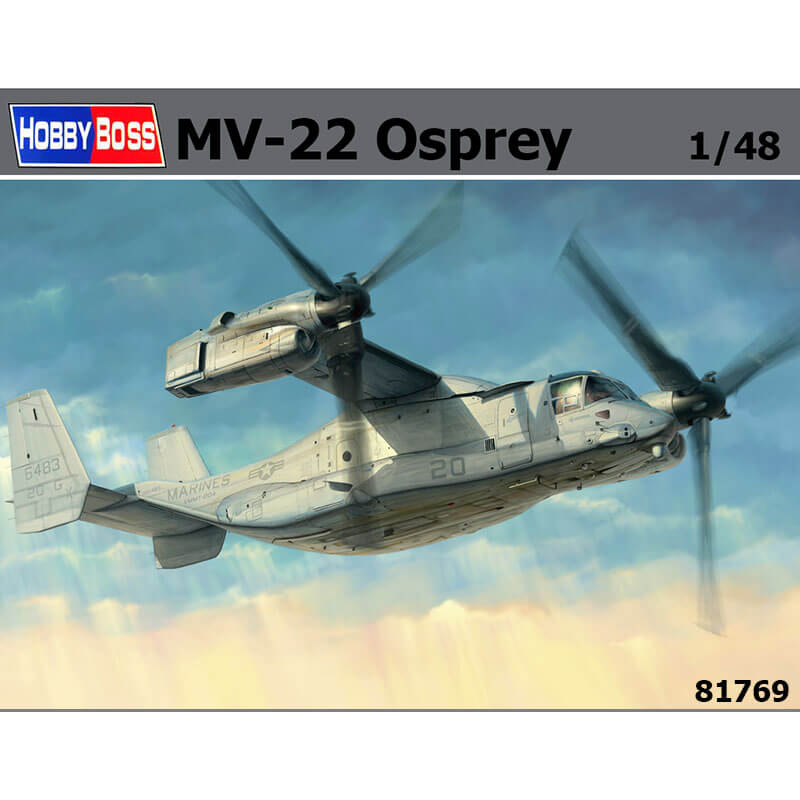 hobby boss 81769 Bell-Boeing V-22 Osprey Kit en plástico para montar y pintar. Incluye piezas en fotograbado.