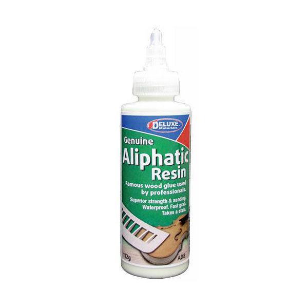 Deluxe Aliphatic Resin - Adhesivo alifático 112g Adhesivo para trabajos de carpintería de resistencia superior.
