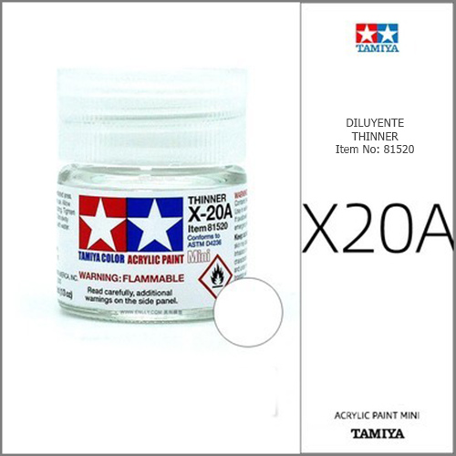 Tamiya X-20A Diluyente para acrílica 10ml