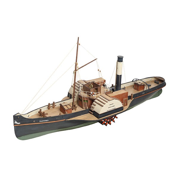 disarmodel 20215 VANGUARD 1841 - Remolcador de palas 1/50 Kit de montaje tradicional en madera y metal.