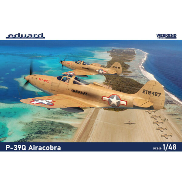 eduard 8470 P-39Q Airacobra Weekend Edition Kit del caza americano de la Segunda Guerra Mundial en escala 1/48.