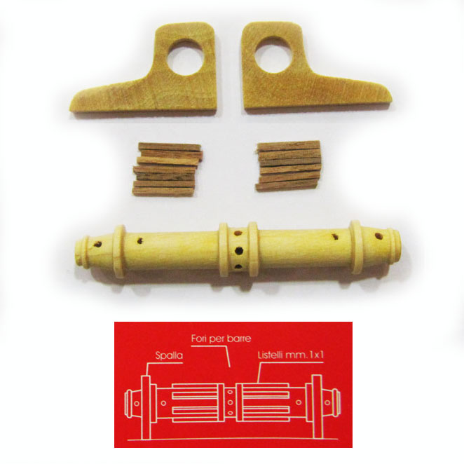 Amati AM4055-05 Boxwood Bigot – 5mm Hole, 100pcs For Model Making