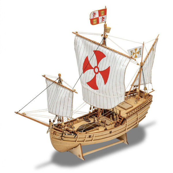 amati models 1410 Carabela La Pinta 1492 1/65 La "Pinta" junto con la Niña y la Santa María, formaron la flota para el viaje de descubrimiento encabezado por Cristóbal Colón
