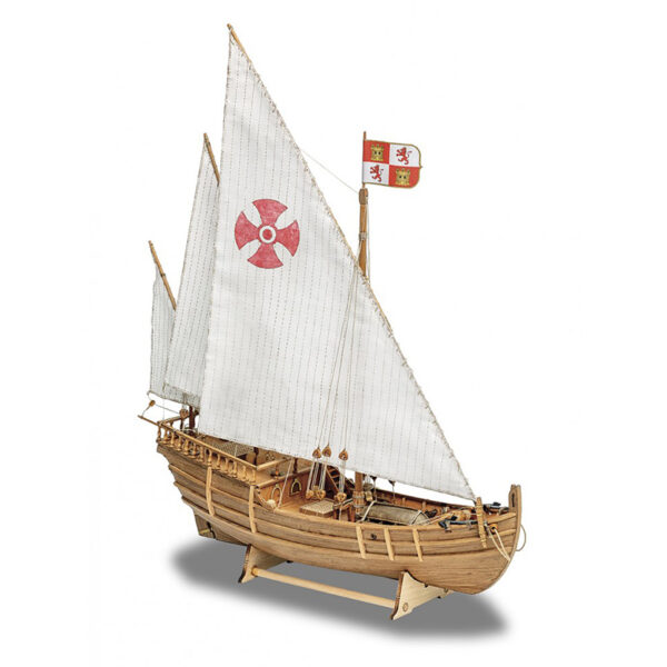 amati models 1411 Carabela La Niña 1492 1/65 La "Niña" junto con la Pinta y la Santa María, formaron la flota para el viaje de descubrimiento encabezado por Cristóbal Colón