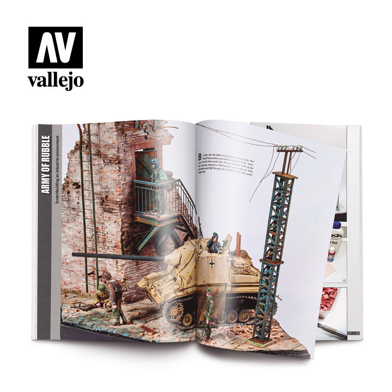 Landscapes of War Vol. 4 El cuarto volumen de la serie Landscapes of War se centra en la realización de dioramas en entornos industriales, a través de multitud de procesos paso a paso.