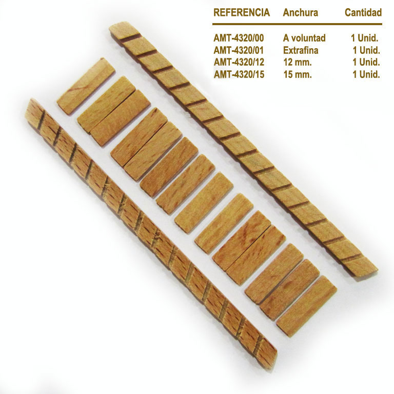 AMATI 4320 escaleras de madera para modelismo naval