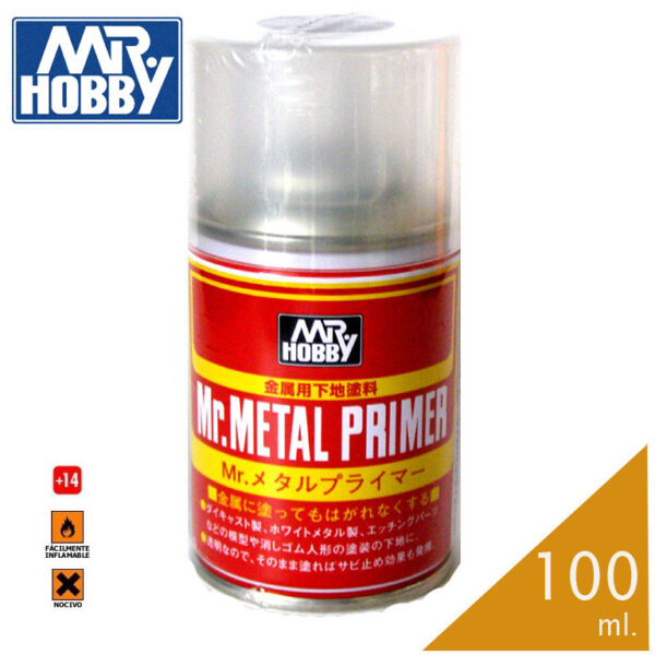 GUNZE B504 MR METAL PRIMER SPRAY - Imprimación para Metal (100 ml) Imprimación en spray especial para superficies metálicas de acabado fino.
