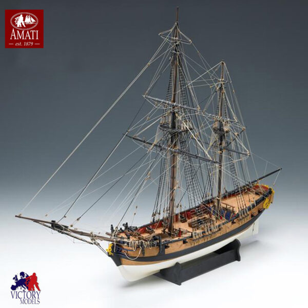 amati 130002 HMS Granado 1742 maqueta escala 1/64 nave bombarda 174