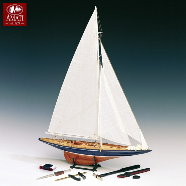 amati models 1700/10 Endeavour Copa América 1934 escala 1/80 Con 5 Herramientas