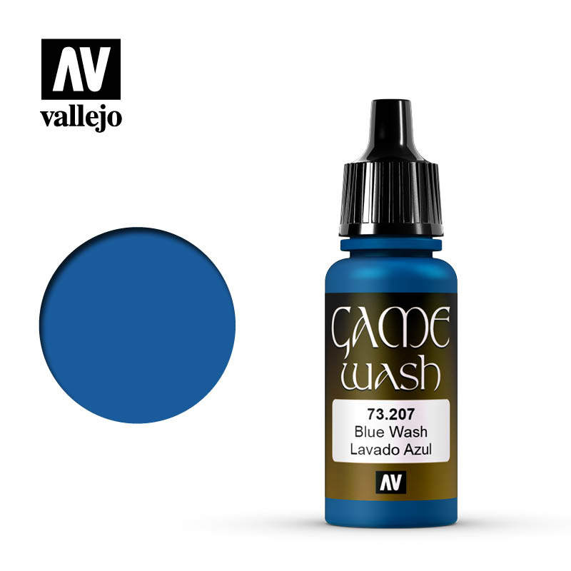 Vallejo Game Color Wash Blue – 17 Ml, Acryl-Waschfarbe Für Miniaturen & Modelle