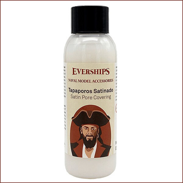 everships 271090 Tapaporos satinado incoloro al agua para madera. botella 100ml