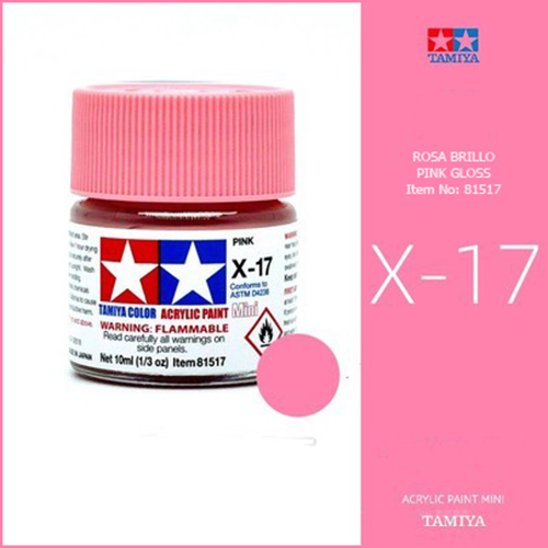 X-17 Gloss Pink - Rosa Brillo 10ml