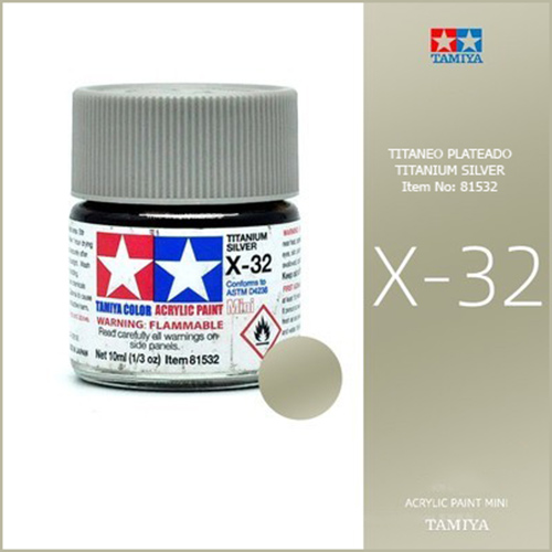 X-32 Titanium Silver - Titanio Plateado 10ml