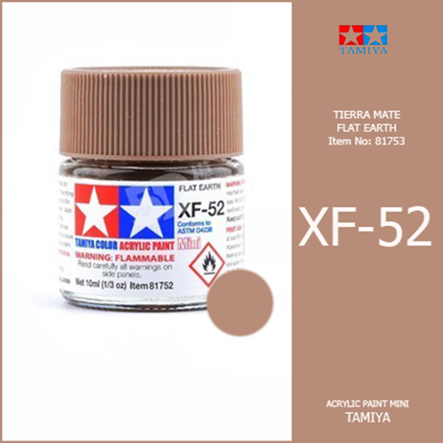 tamiya acrylic mini XF-52 Flat Earth - Tierra Mate 10ml