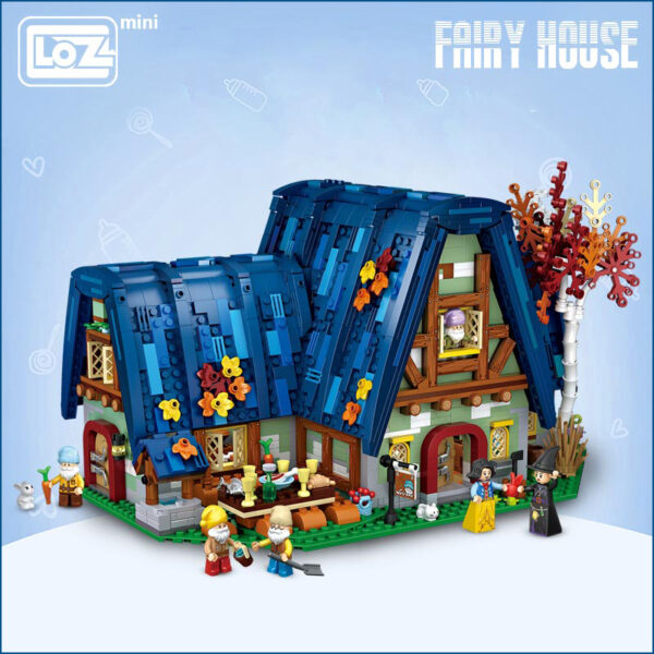 Loz Mini 1036 Fairy House 2847 pcs Loz Ideas Construye la casa de los enanitos de Blancanieves con un detallado interior.