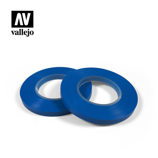 acrylicos vallejo t07010 Cinta de Enmascarar Flexible 6 mm x 18 m Cinta de enmascarar flexible Acrylicos Vallejo para trabajos de pintura y aerografía.