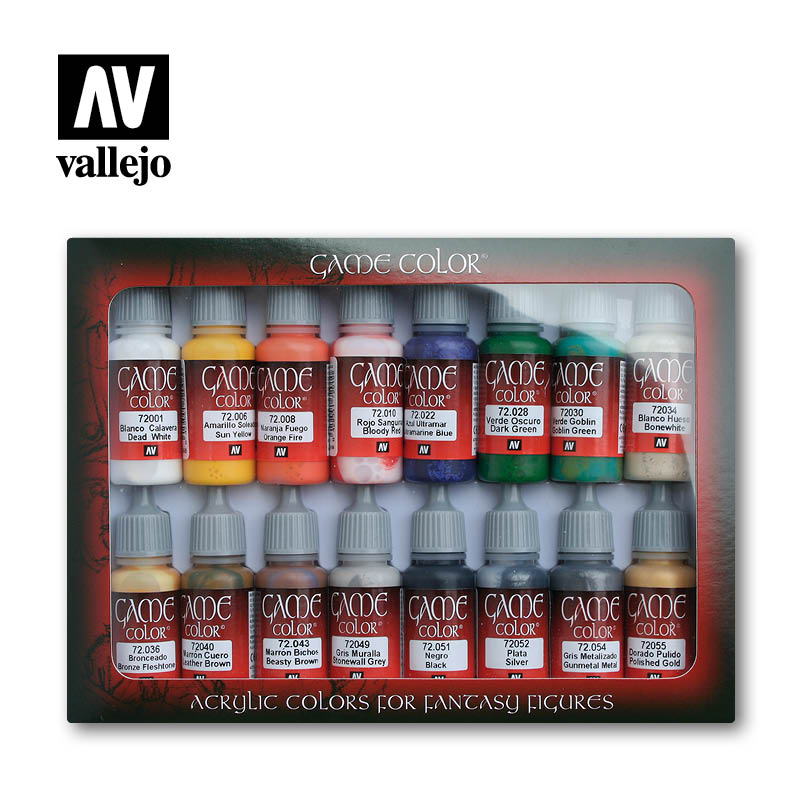 acrylicos vallejo 72299 Set Básico de Introducción Game Color