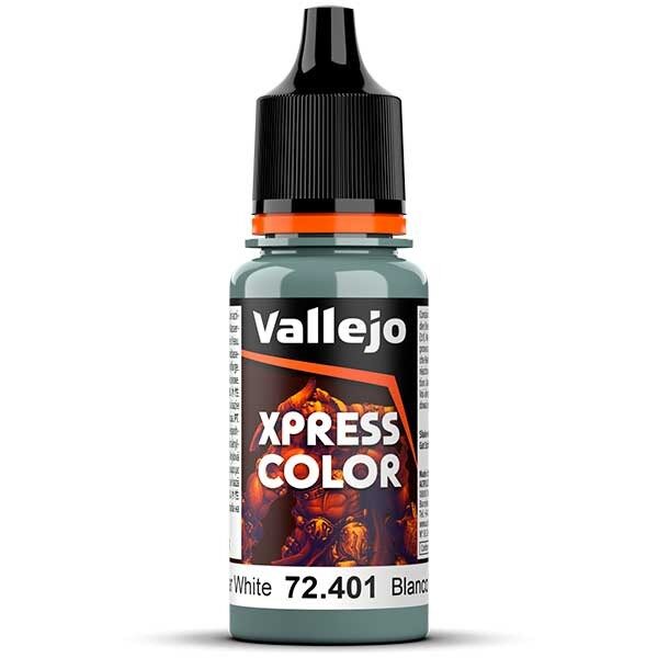 acrylicos vallejo Templar White/Blanco Templario Xpress Color, colores mates de formulación específica que permiten pintar las miniaturas de una forma fácil y rápida.