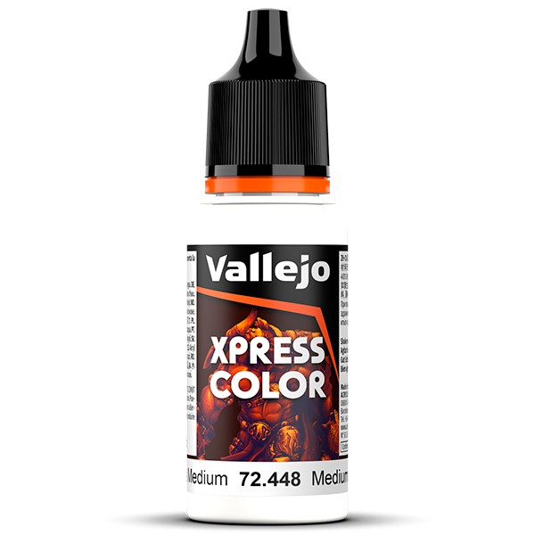 vallejo acrylics 72448 Xpress Medium - Medium Xpress Xpress Medium se utiliza para diluir los colores de la gama Xpress Color o Game Color para modificar o crear nuevas tonalidades.