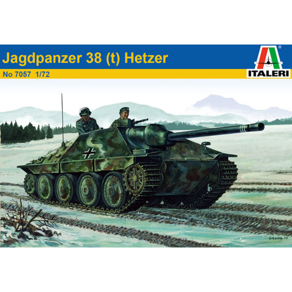 italeri 7057 1/72 Jagdpanzer 38(t) Hetzer Kit en plástico para montar y pintar.